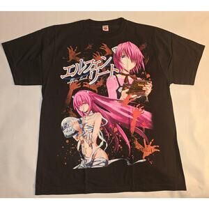 Vtg style Japanese Anime Manga Elfen Lied XL Lucy Graphic Gore Deviant Art